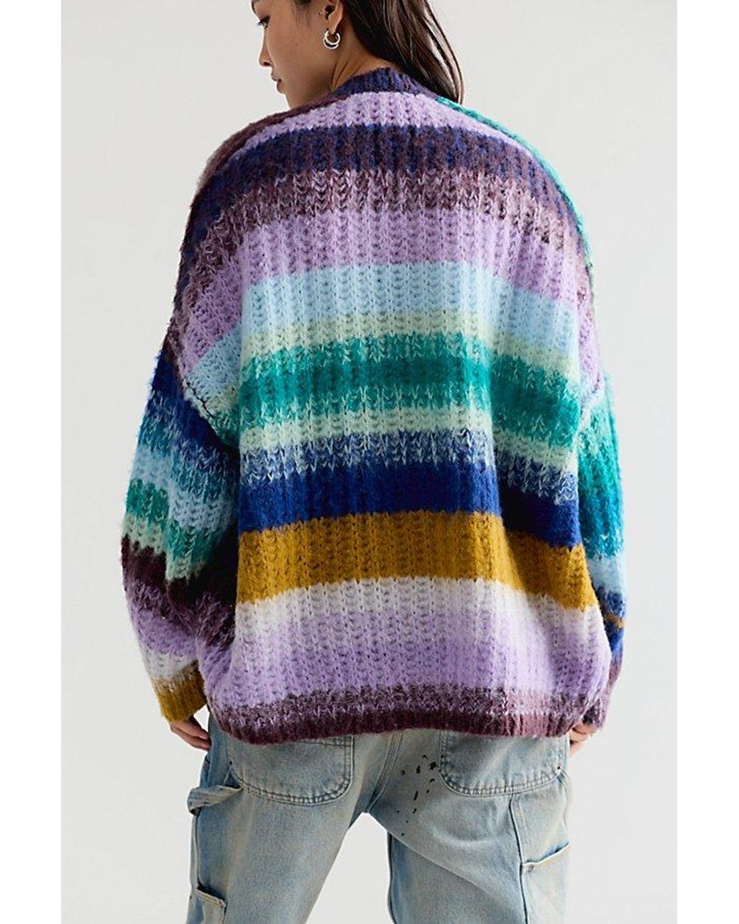 Free People Blue Dawn Knit Cardi