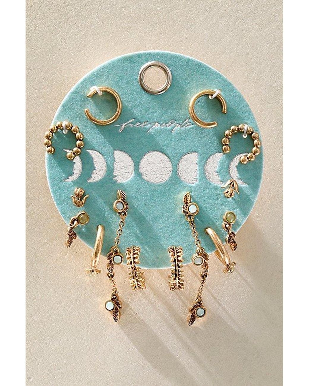 Free People Multicolor Driftwood Earring Set