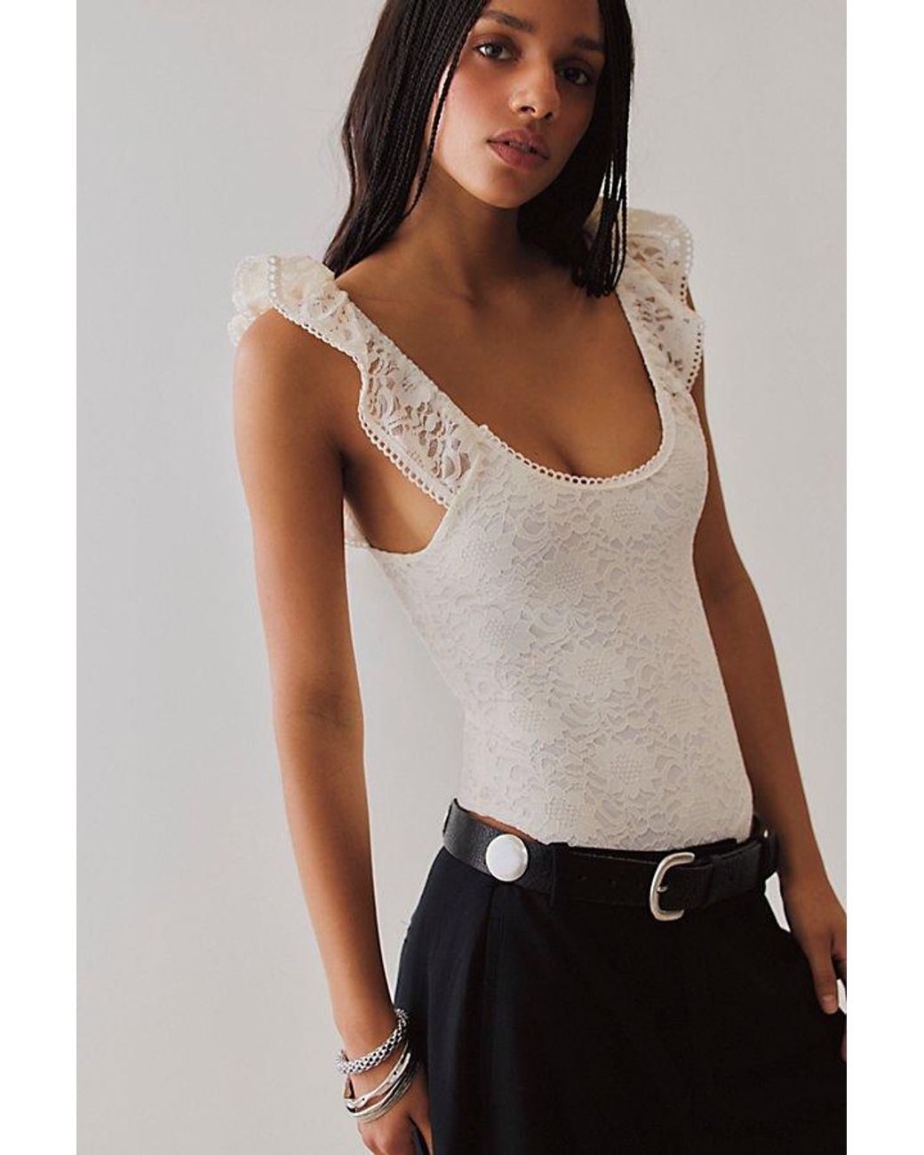Nightcap Brown Sunflower Lace Bodysuit