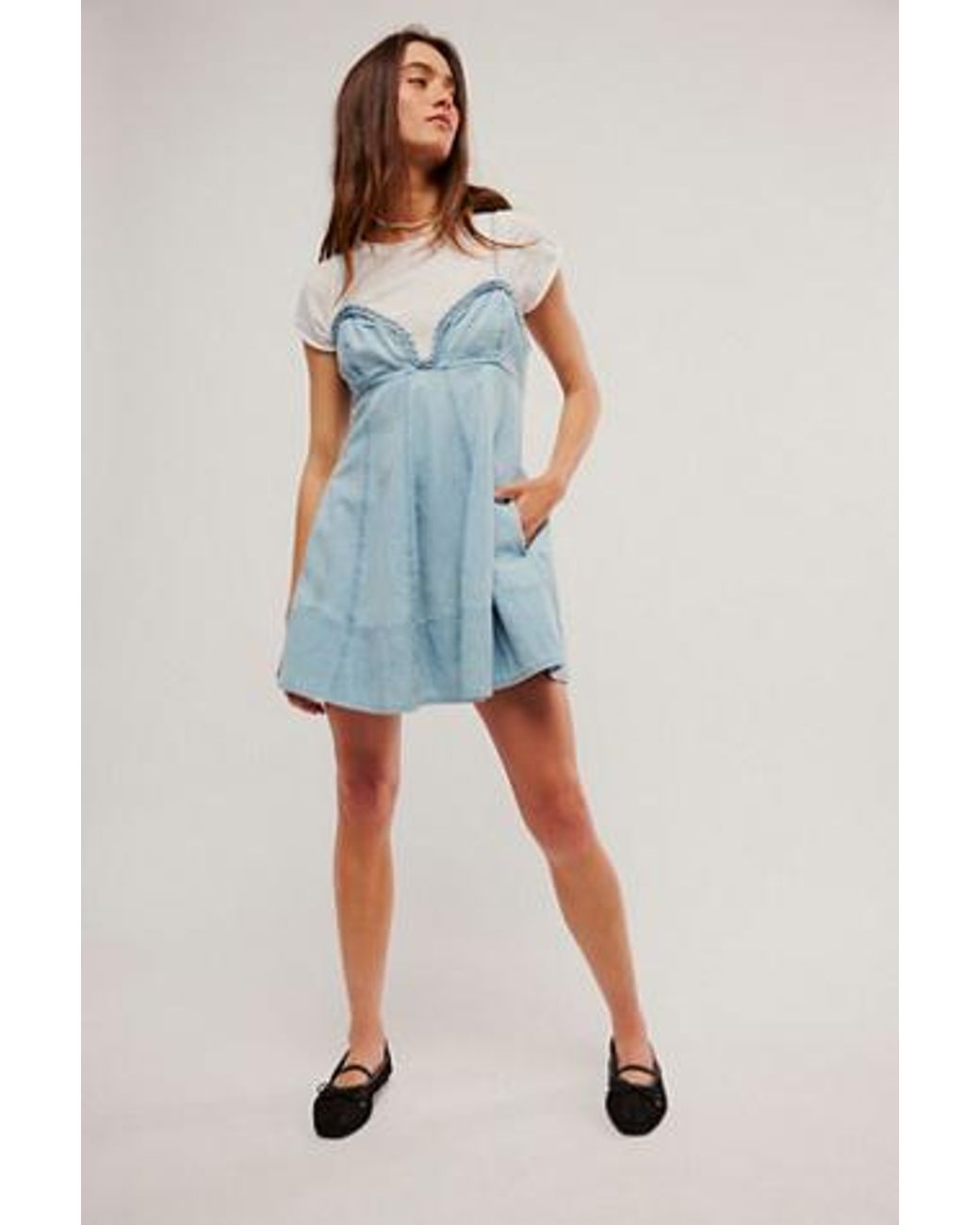 knee length dresses for ladies Altura Printed Mini  3 Graces