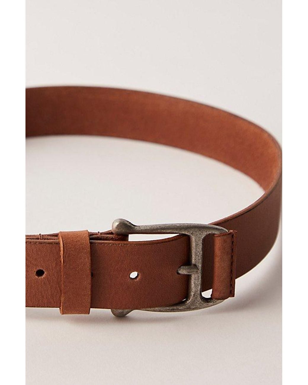 Free People Brown Carraway Leather Belt