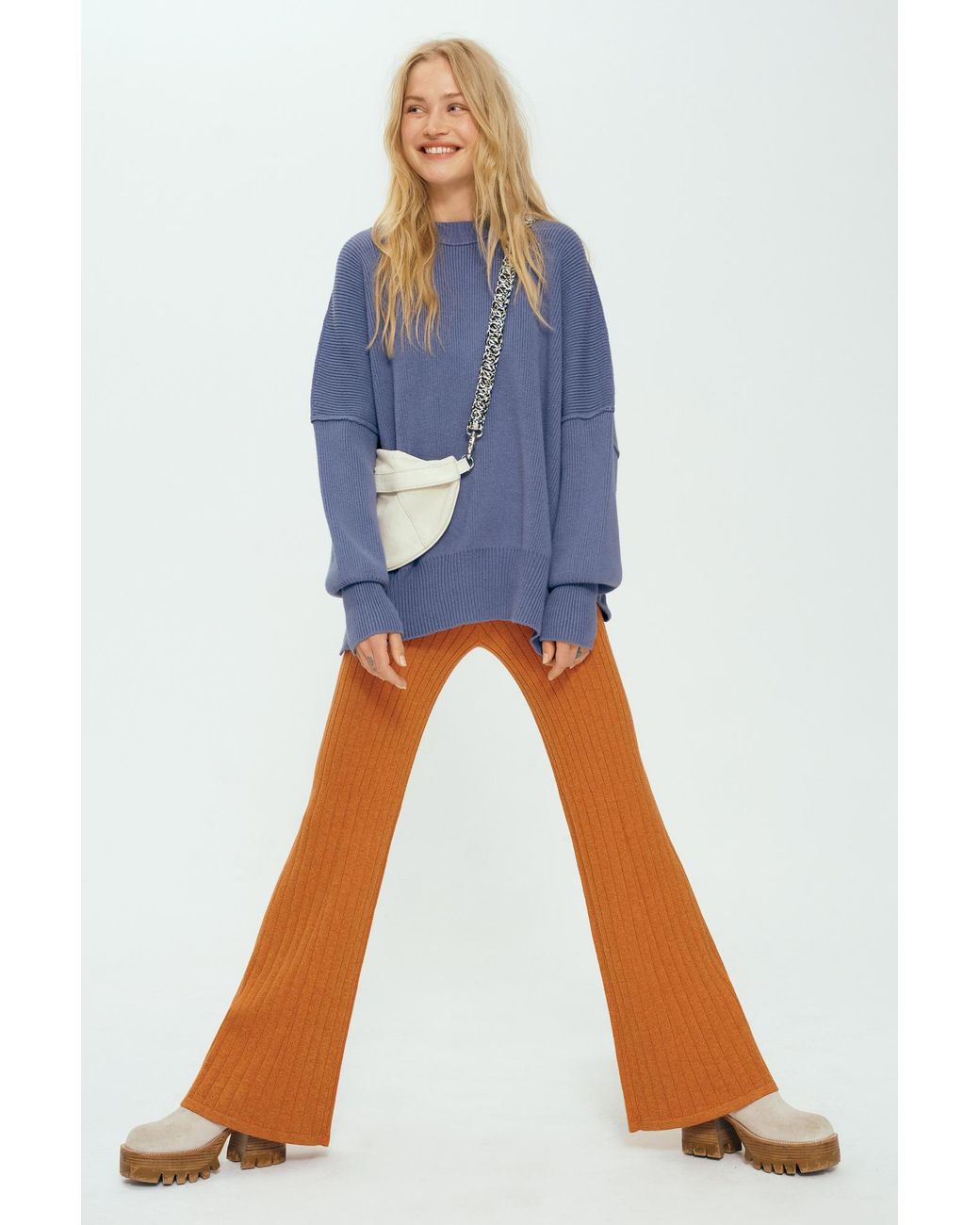 Real Flare Pants in Orange 