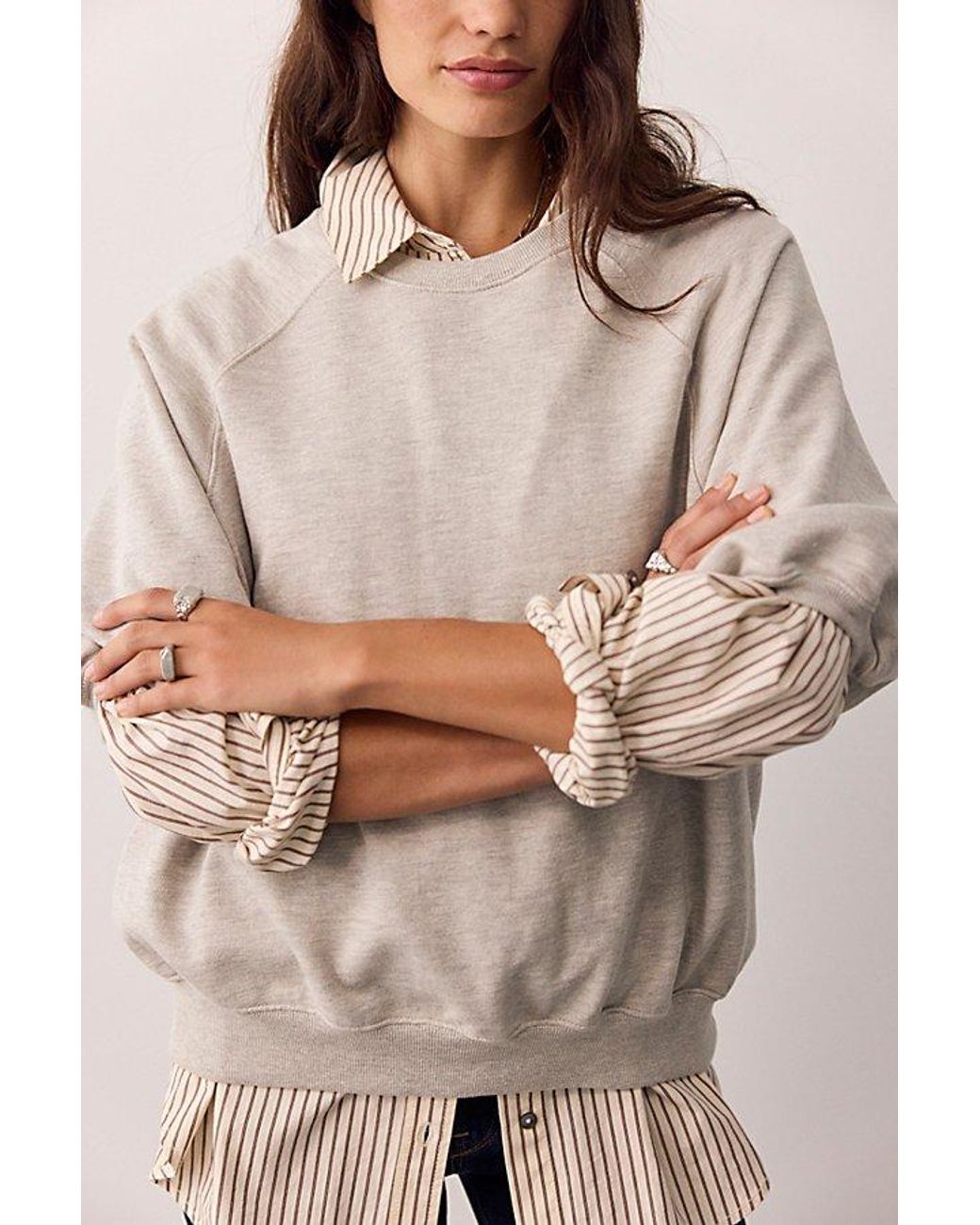 Free People Multicolor Better On Sweatshirt