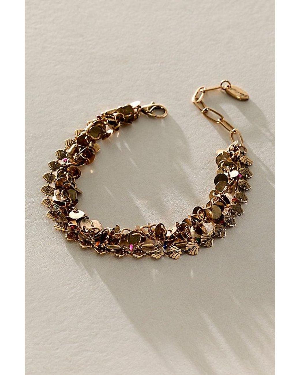 Free People Brown Solana Layered Anklet