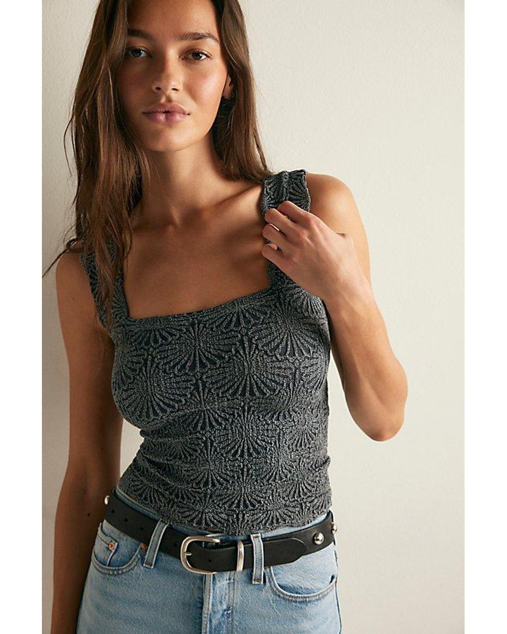 Intimately By Free People Gray Love Letter Cami By