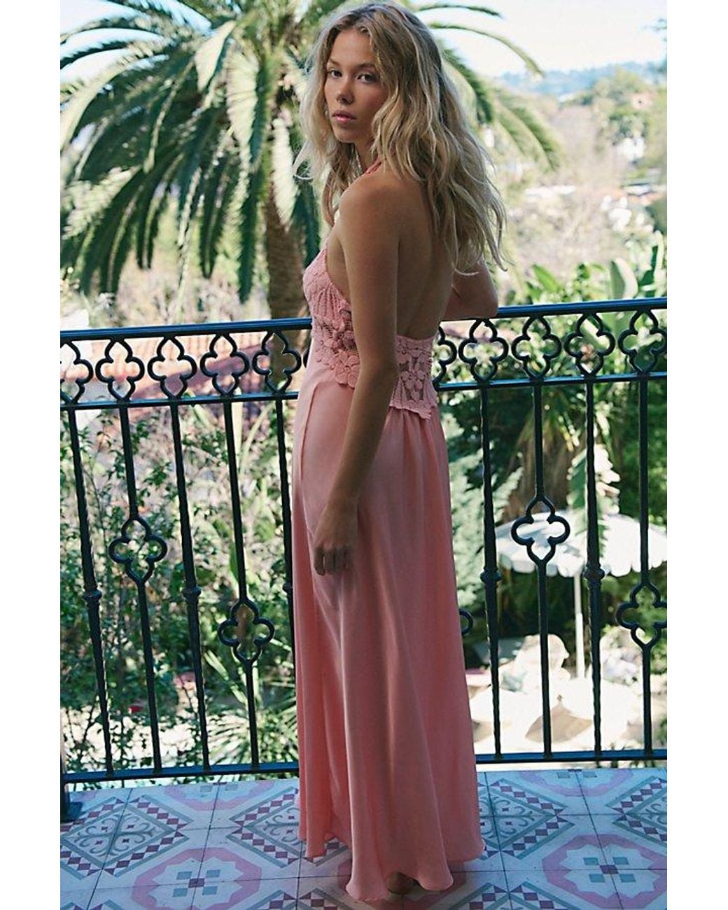 Intimately By Free People Multicolor Petal Party Midi Slip Dress By