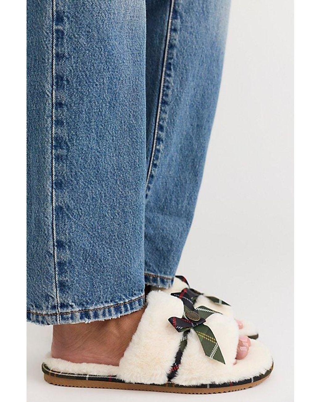 Barbour Blue Eleanora Slippers