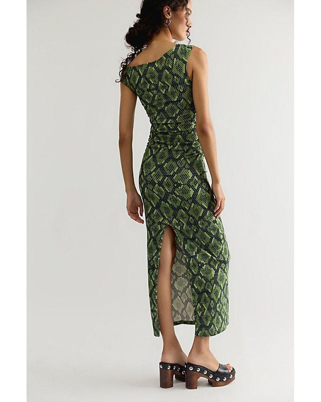 Summi Summi Green Rumi Midi Dress