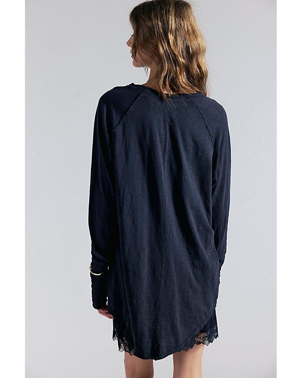 Free People Blue We The Free Arden Tee