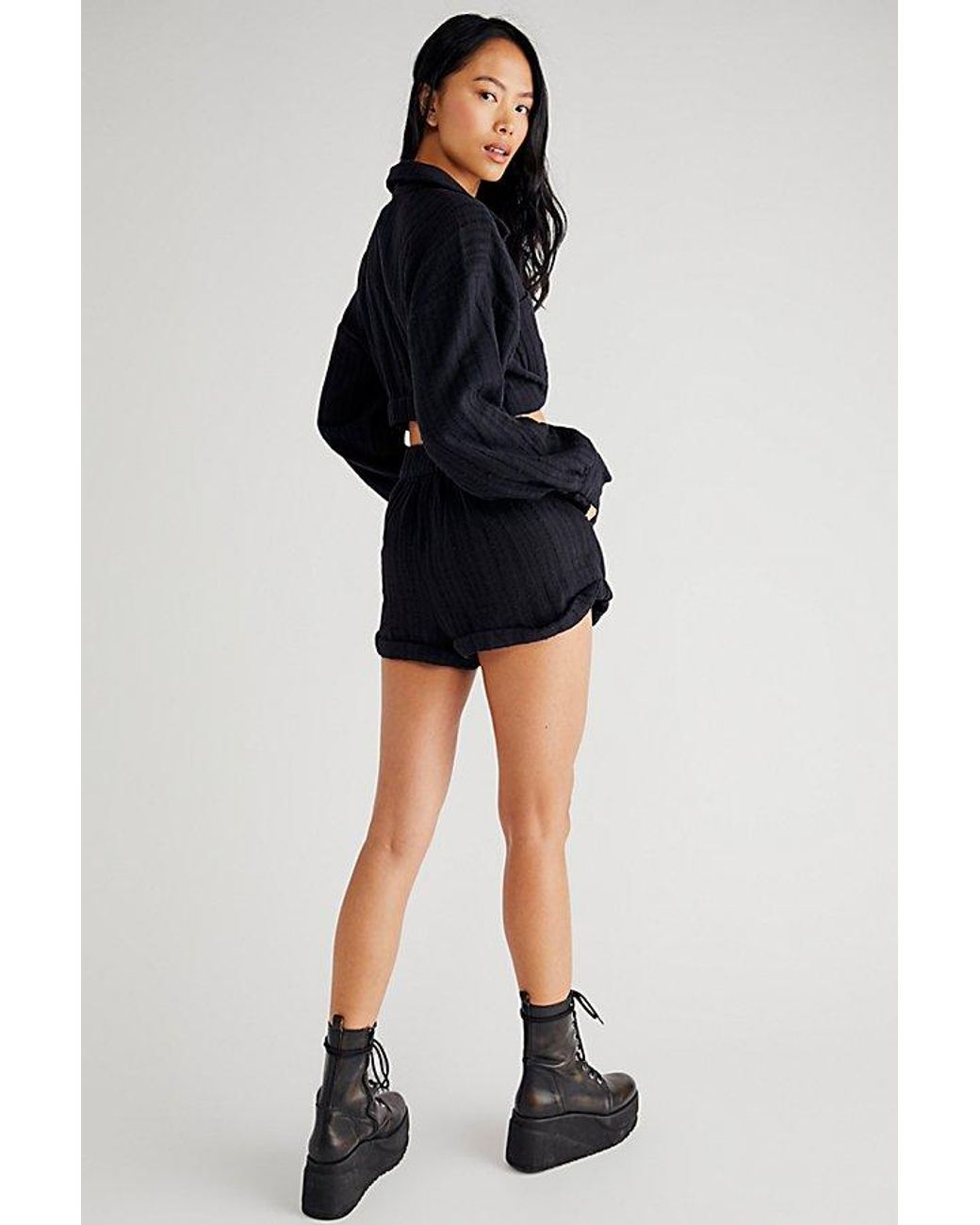free-est Black Stay Cool Co-ord