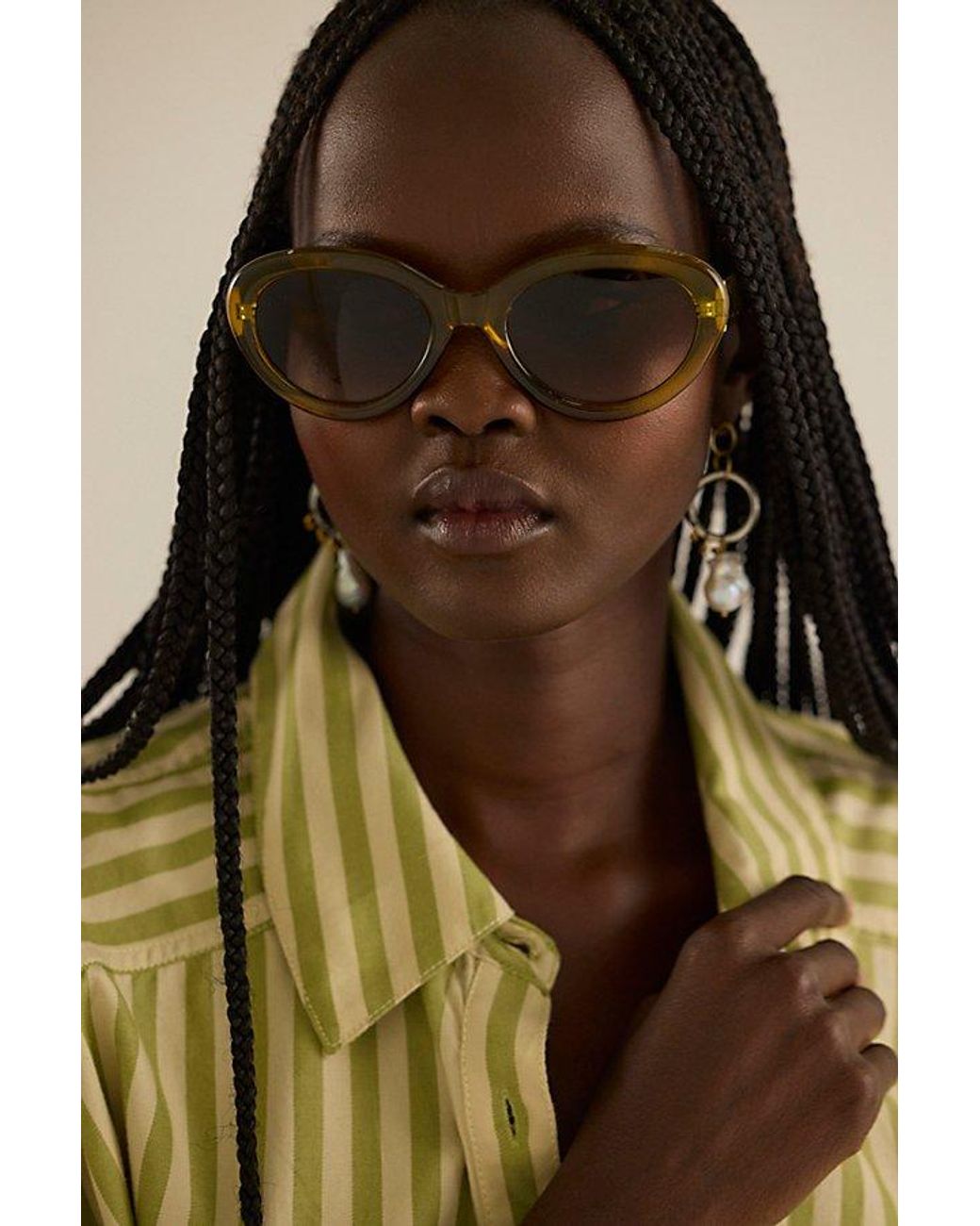 Free People Multicolor Birdie Cat Eye Sunglasses
