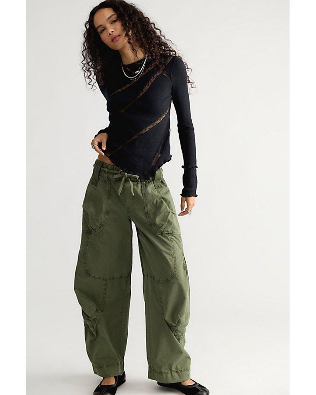 Free People Black Piece By Piece Cuff Top