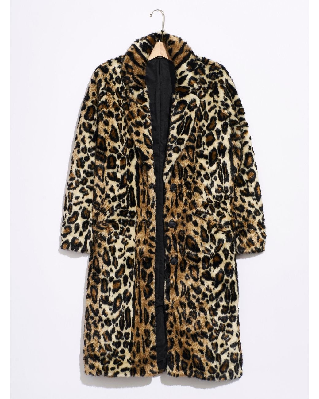 Free people hotsell leopard coat