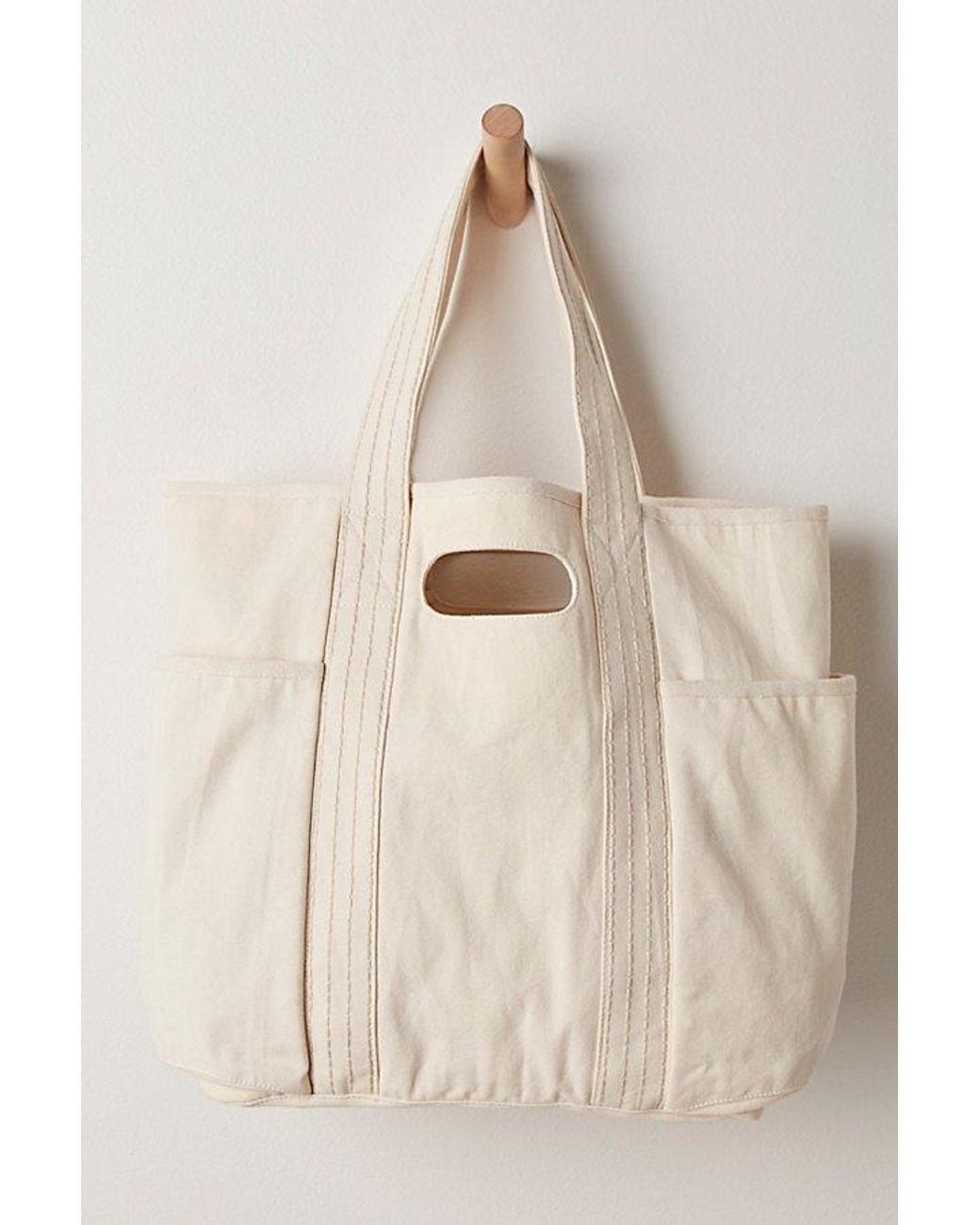 Free People Natural Patch Printed Caravan Tote
