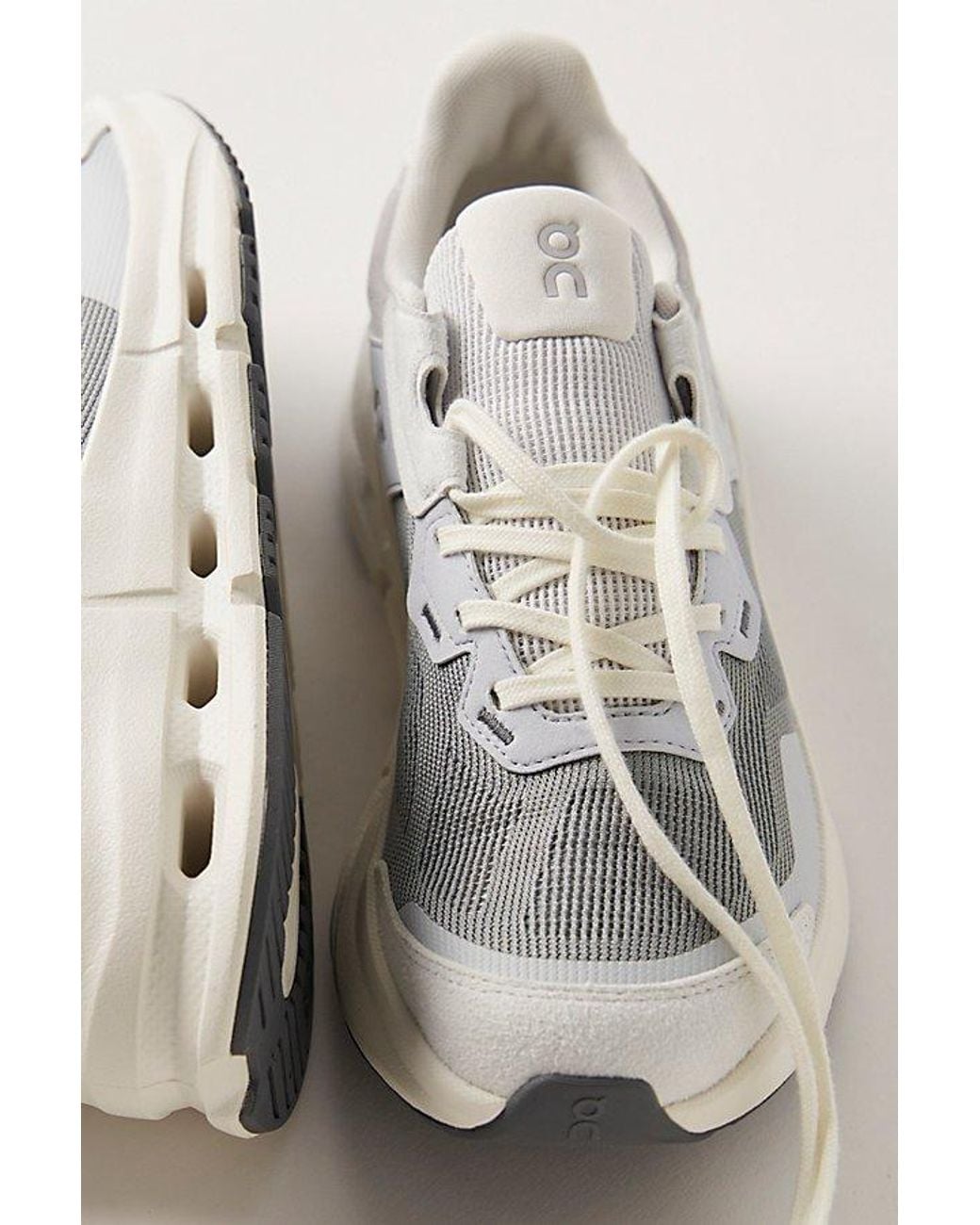 On Shoes Gray Cloudnova Rift Sneakers
