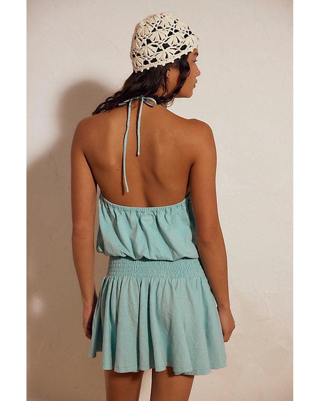 free-est Green La La Luz Mini Dress By