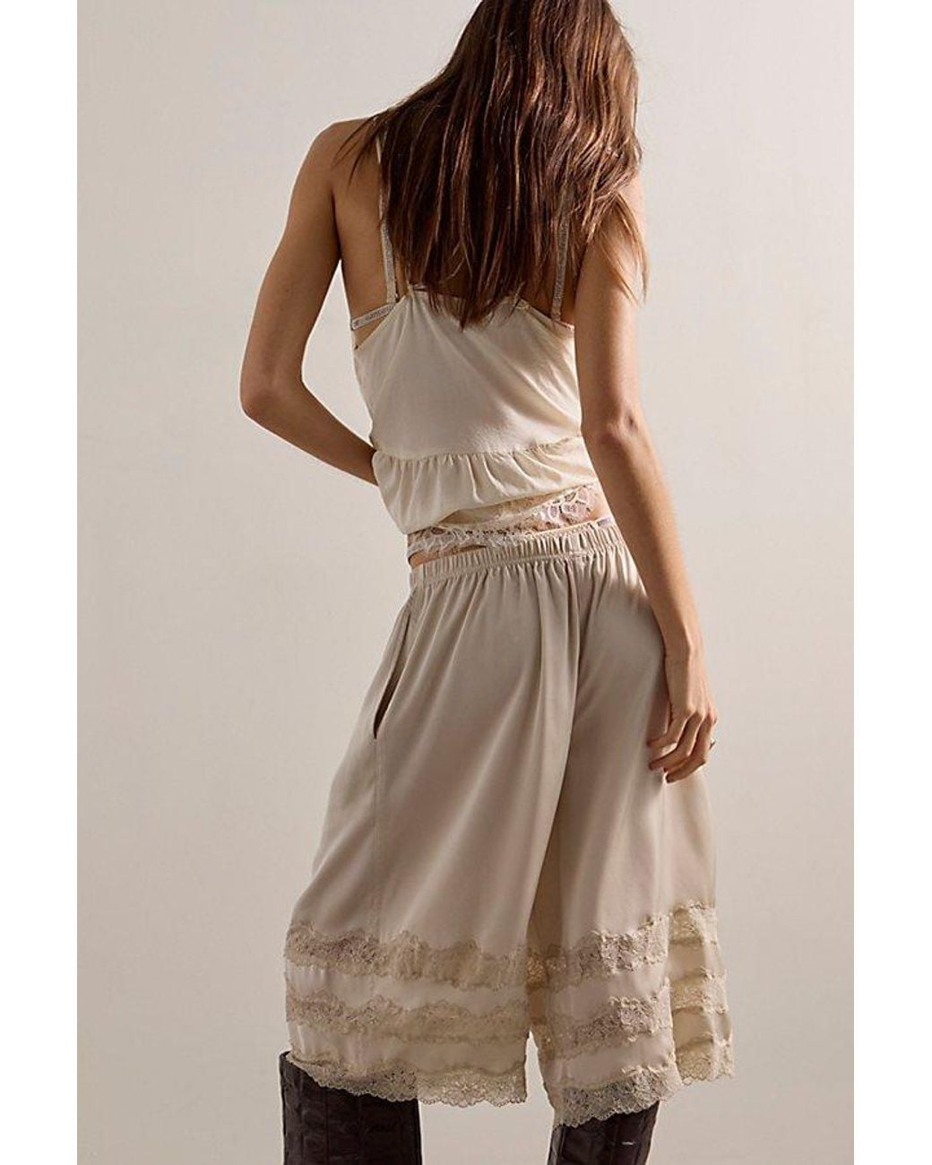 Intimately By Free People Natural Cloud Kiss Shorts By