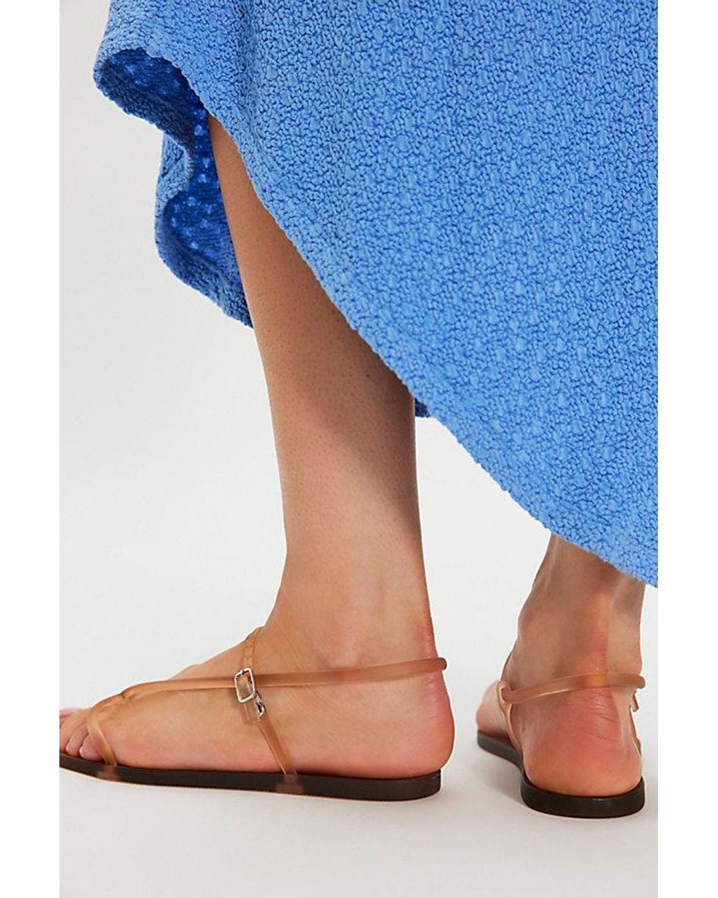 FP Vegan Collection Blue Sugar Rush Jelly Sandals By
