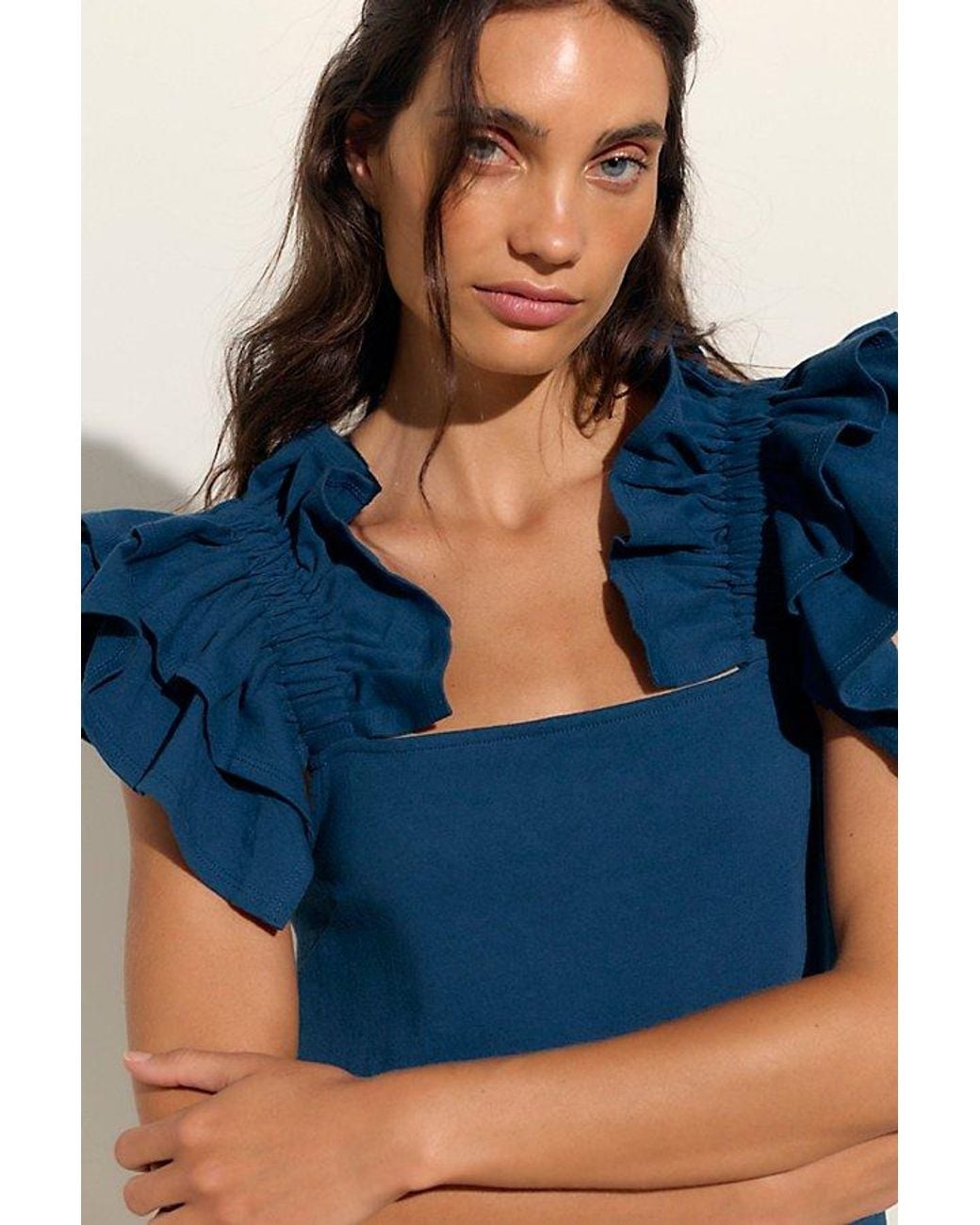 free-est Blue Josie Mini Dress By