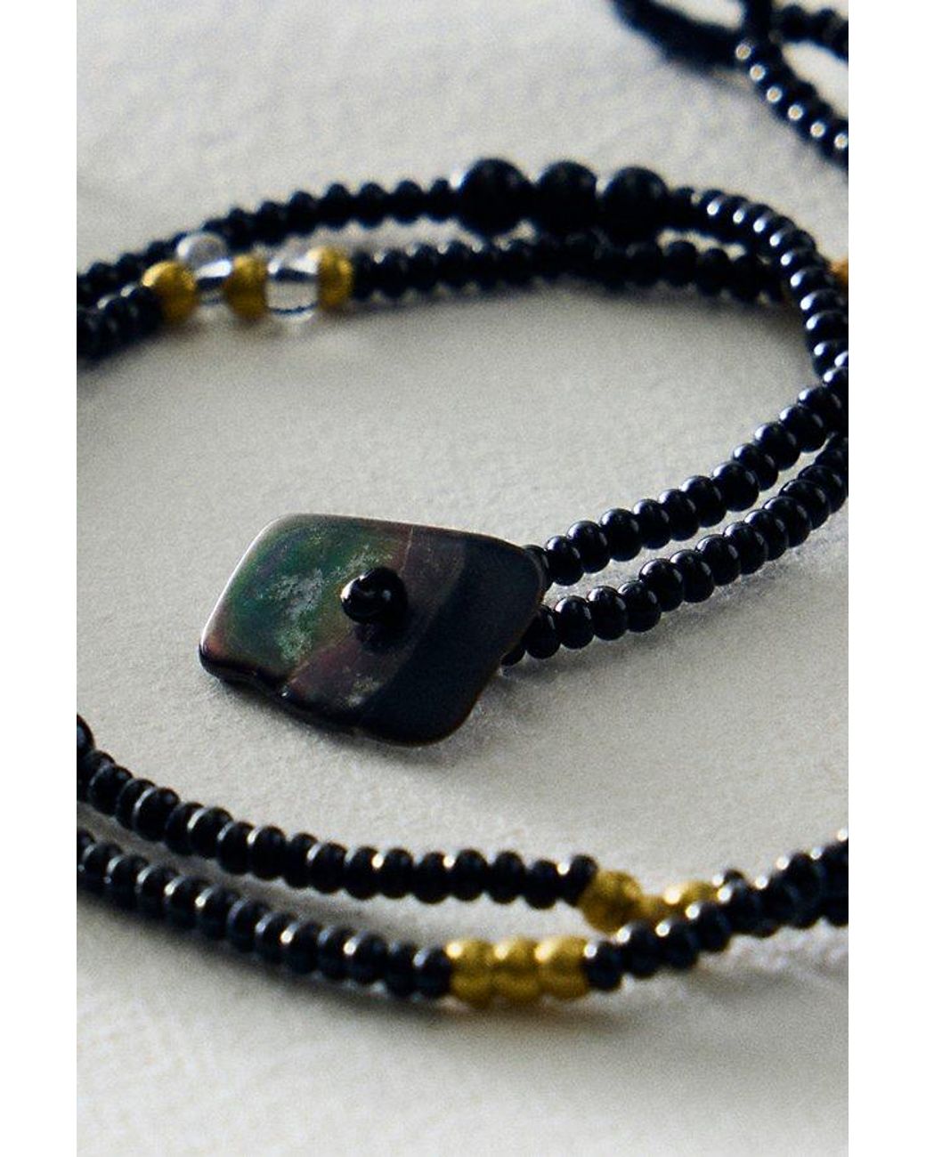 Free People Multicolor Muse Semi-Precious Beaded Anklet