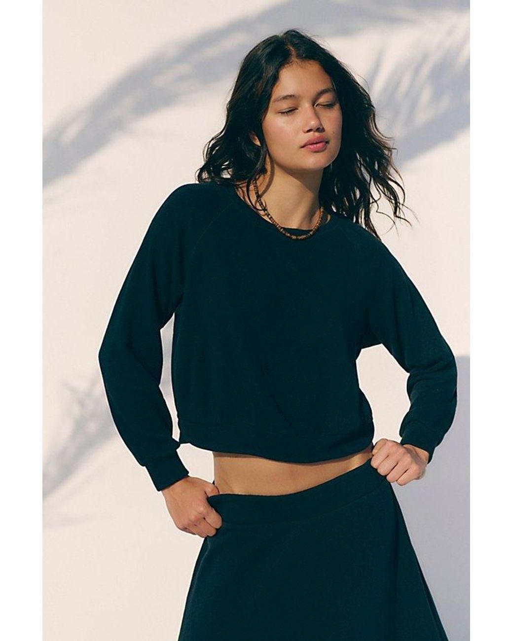 free-est Blue Sol Skirt Set By
