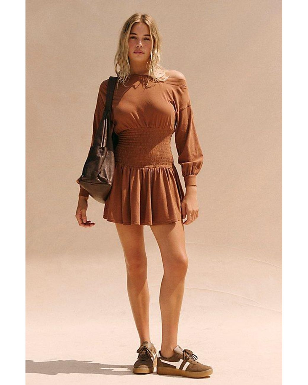 chinese dress ladies Free People Orange Ribbed Knit Maxi Dress with Cross Over Exposed Midr   The Thrifty Hippy
