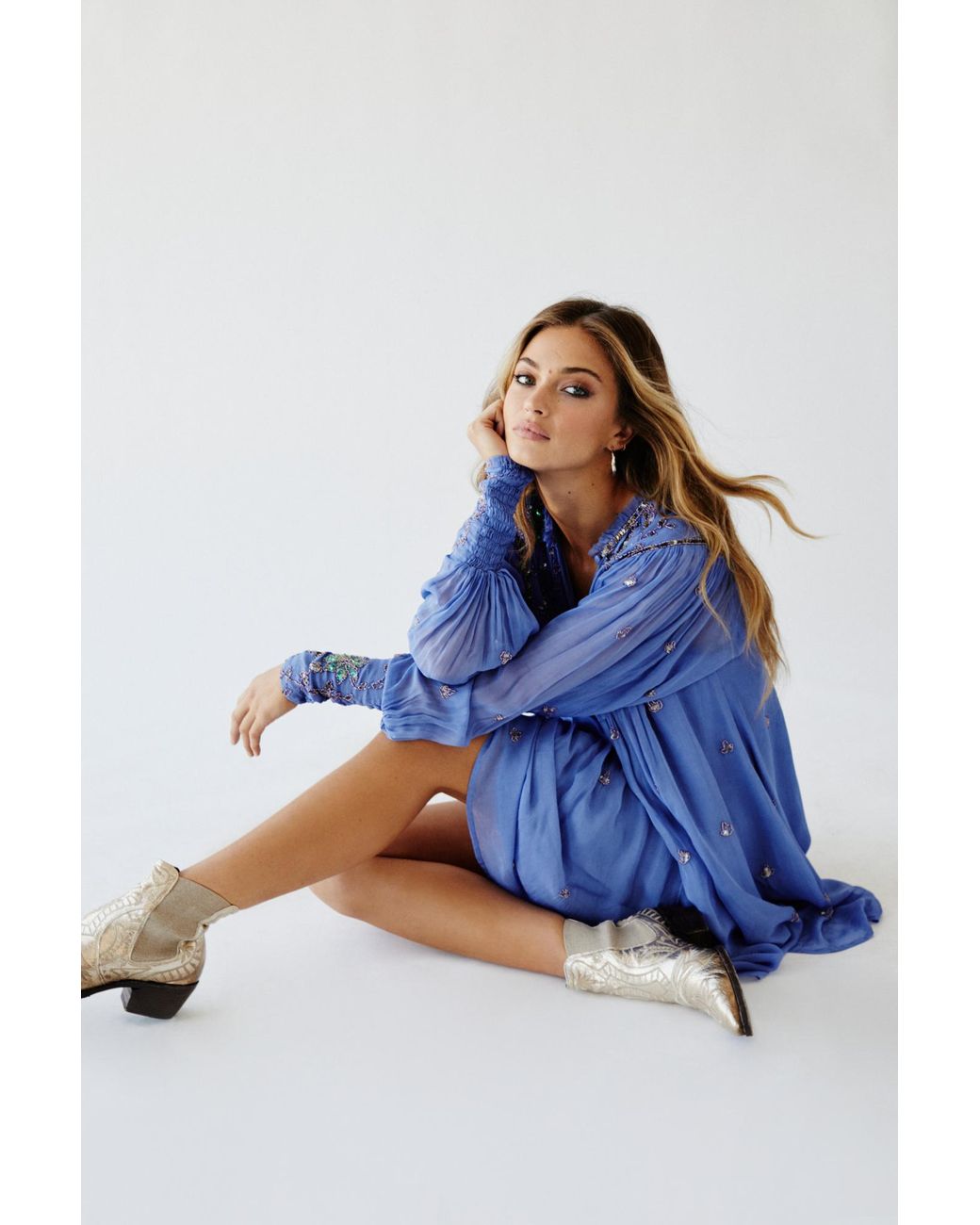 Free people bali top golden sun dress
