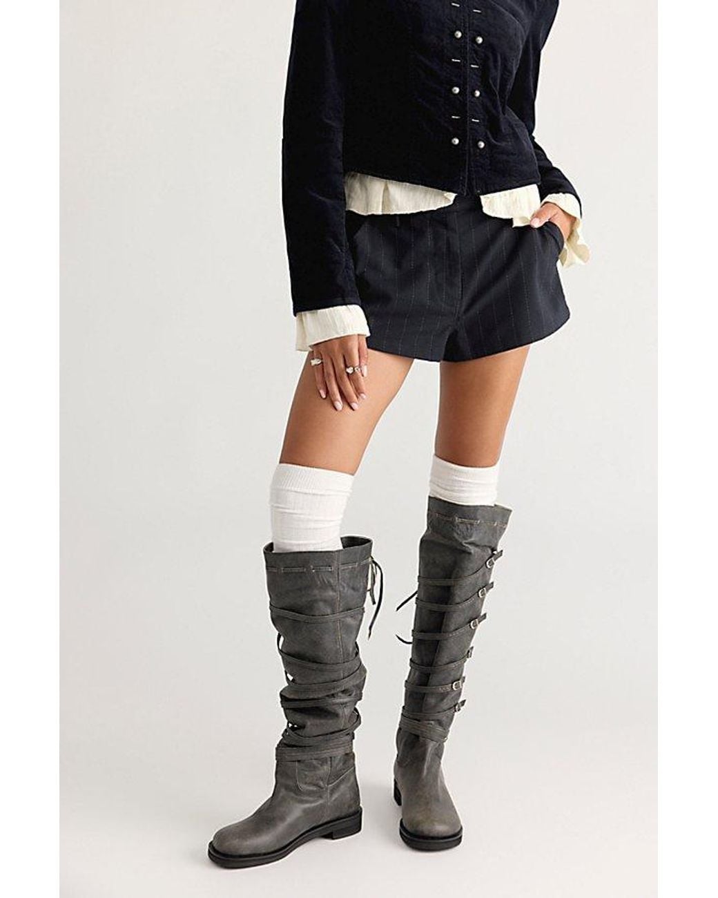 then Black Bb Buckle Boots