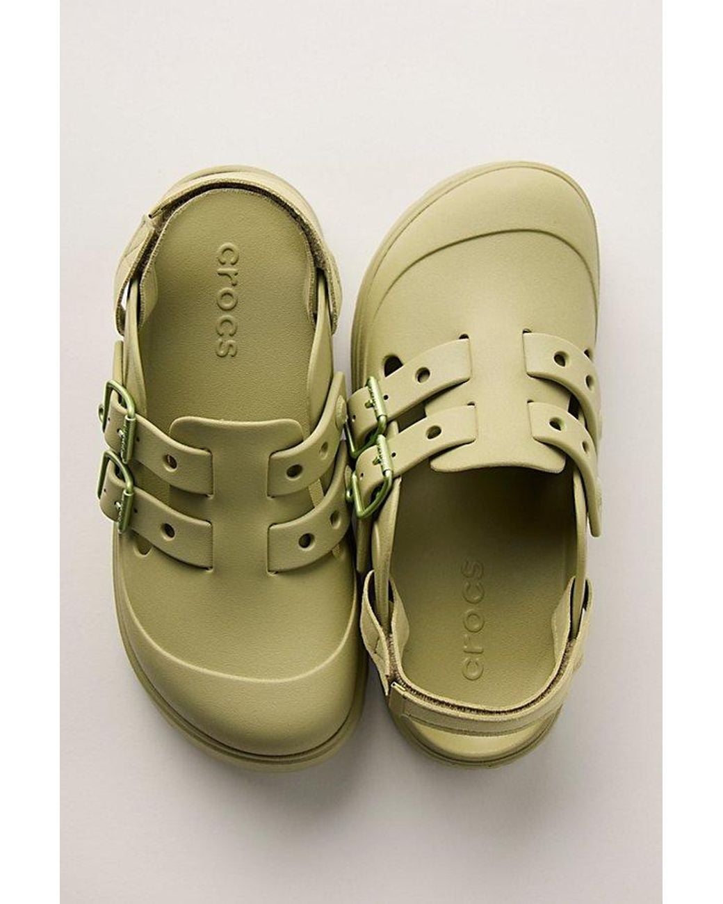 CROCSTM Green Loaferette Clogs