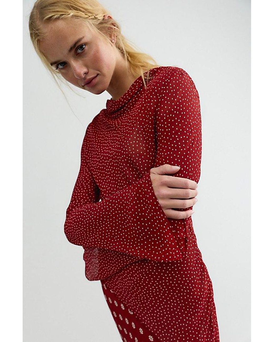 ROAME. Red Hallie Maxi Dress