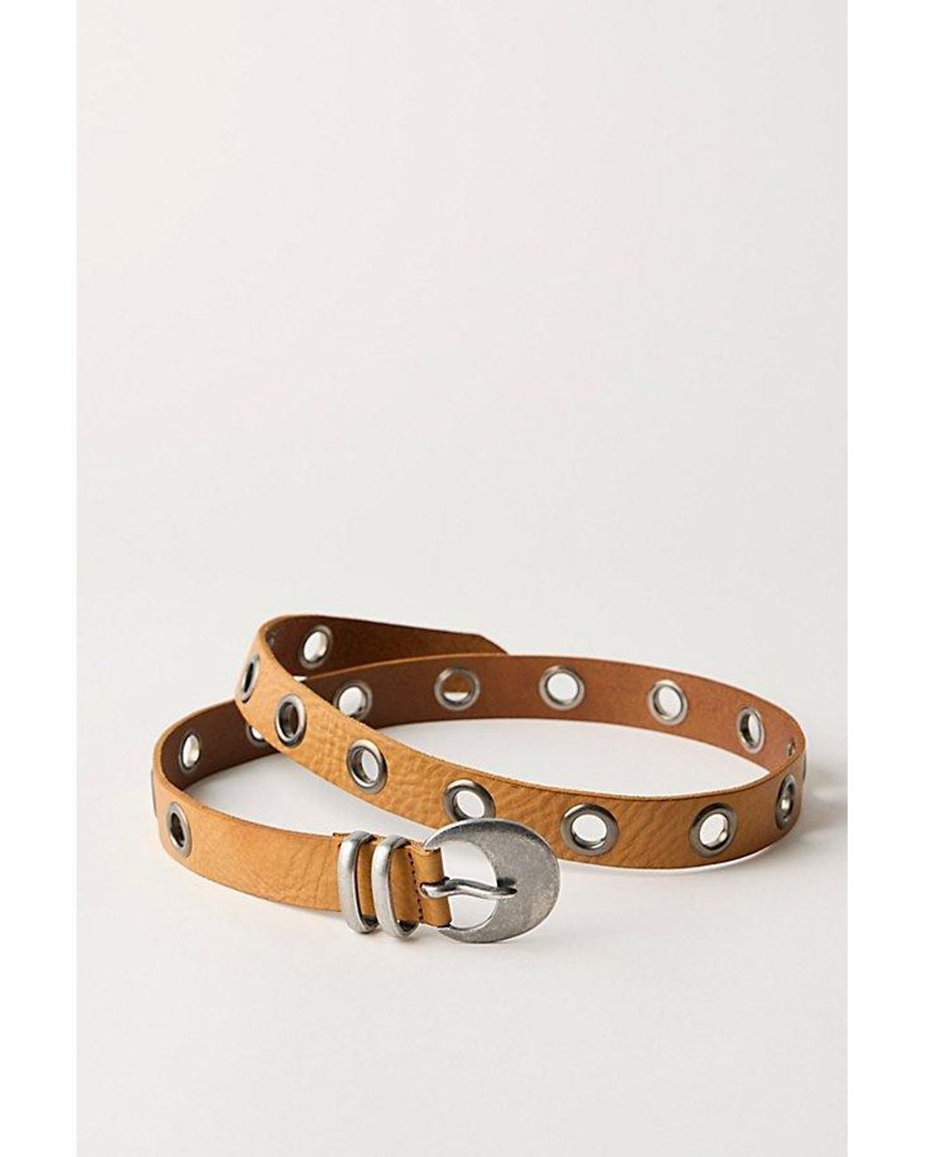 Free People Multicolor Rosebowl Grommet Belt