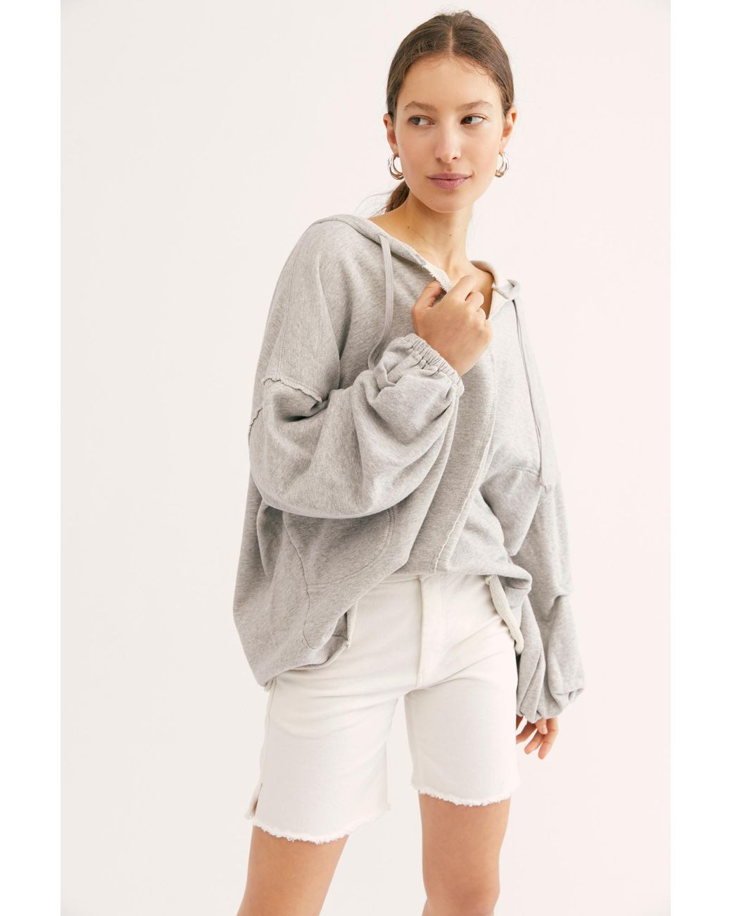Free People Mason Pullover in Gray - Lyst