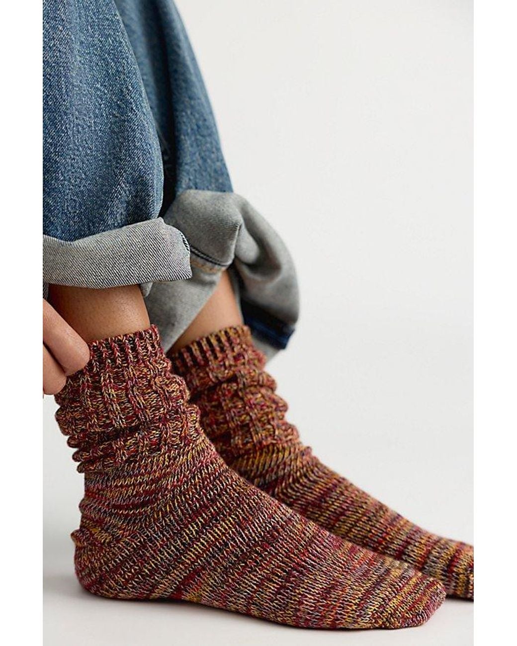 Free People Multicolor Delia Trouser Socks