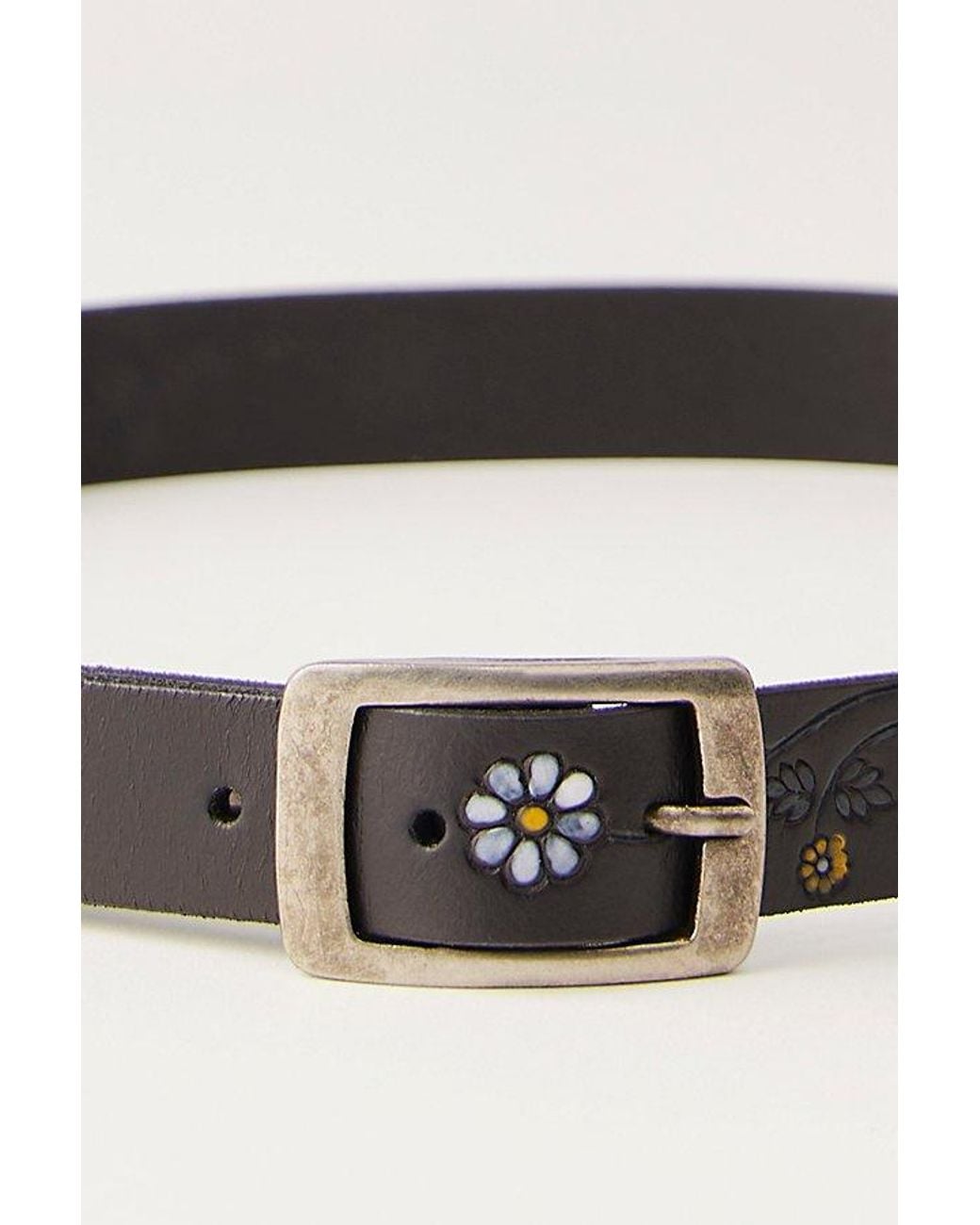 Free People Black Petra Leather Belt