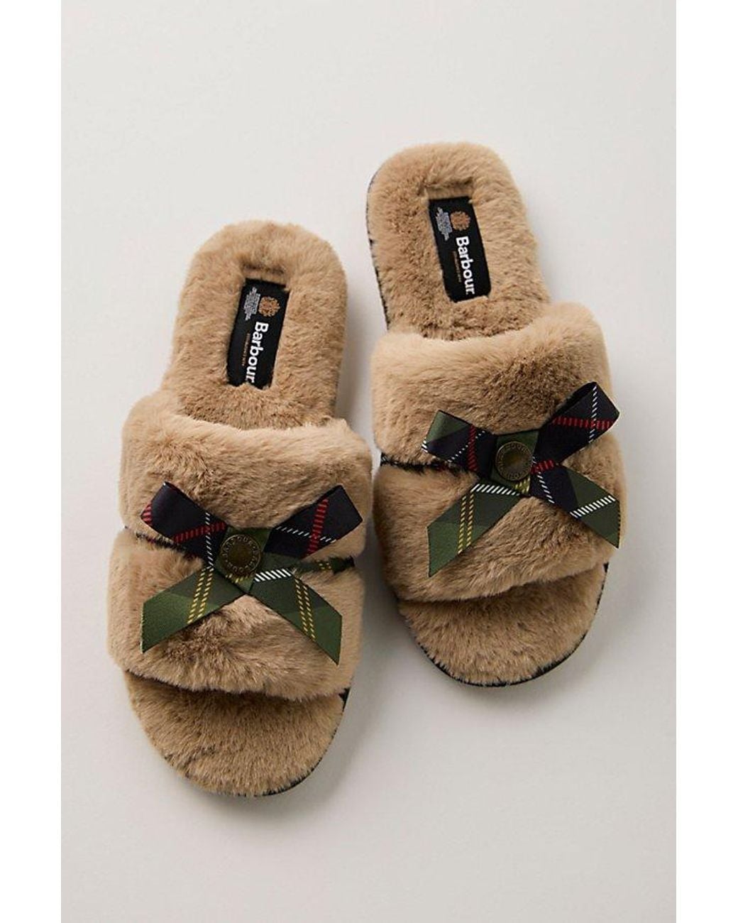 Barbour Gray Eleanora Slippers