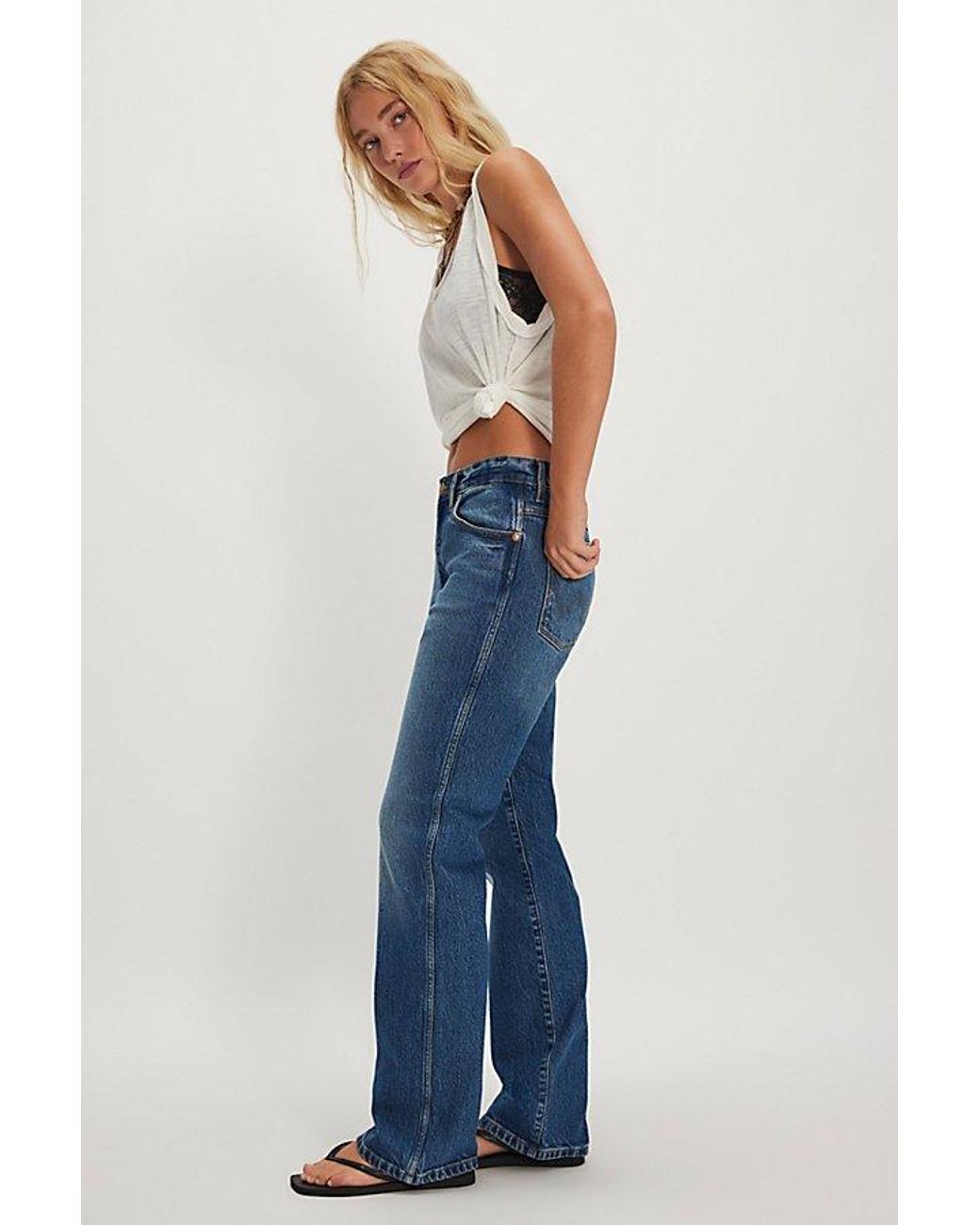 Wrangler Blue Wrancher Mid-Rise Bootcut Jeans