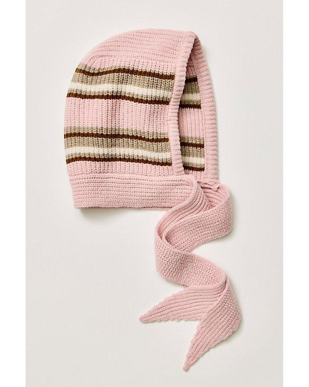 Free People Brown Rugby Stripe Balabonnet
