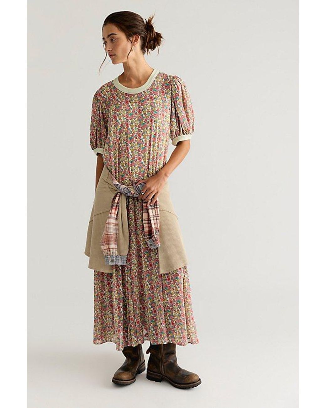Free People Natural Courtside Crush Maxi Dress