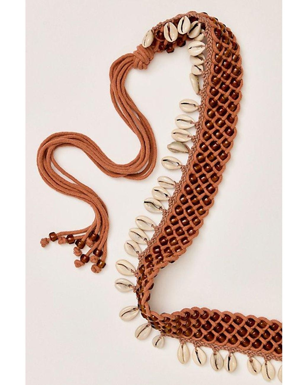 Free People Brown Seaswept Wrap Belt
