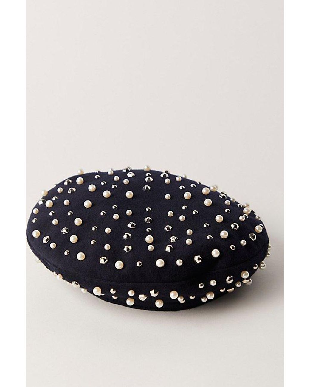 Free People Blue So Emma Pearl Beret