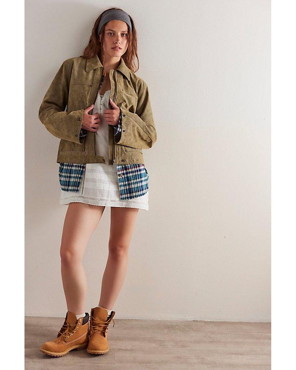 Free People Brown We The Free Blair Vegan Suede Jacket