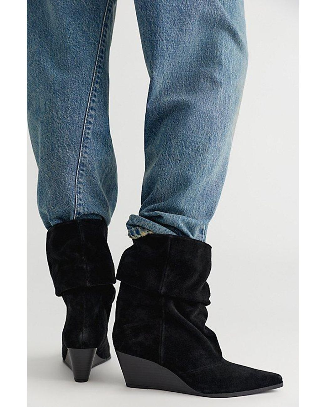Seychelles Blue So True Slouch Boots Shoe By