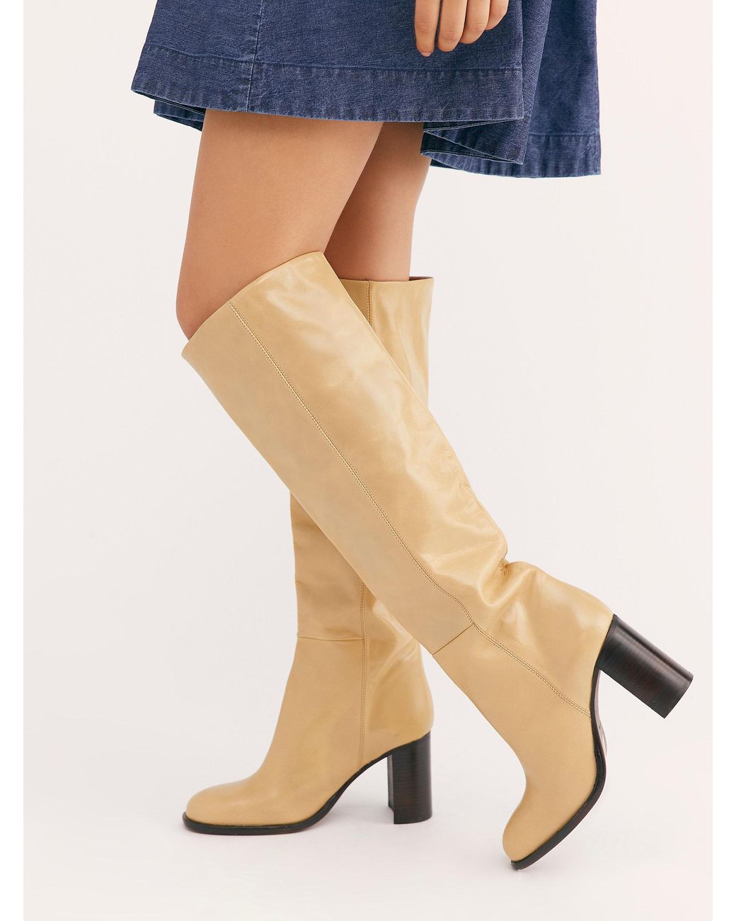 Free People Leather Grayson Tall Boots 