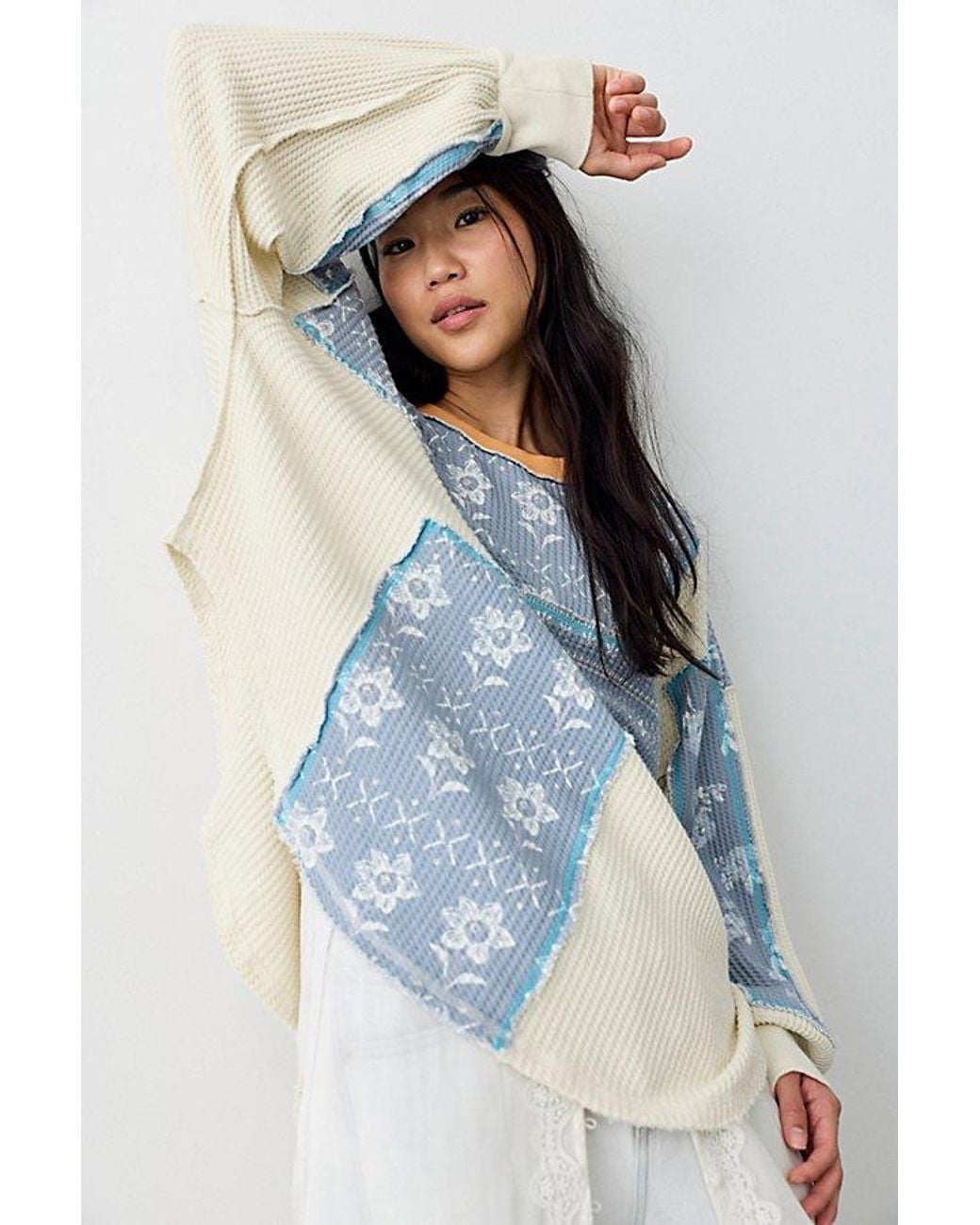 Free People Blue Wildflower Thermal