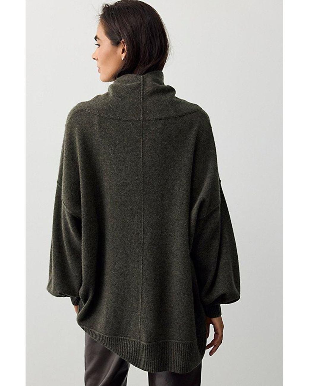 Free People Black Sara Cashmere Tunic