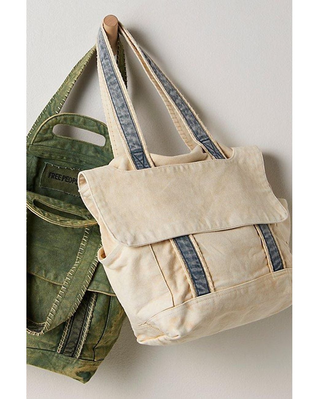 Free People Natural Cordes Canvas Tote