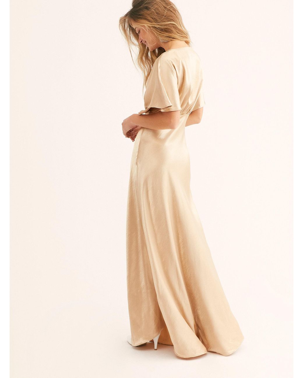 Free People Beatrice Maxi Dress in Brown Lyst