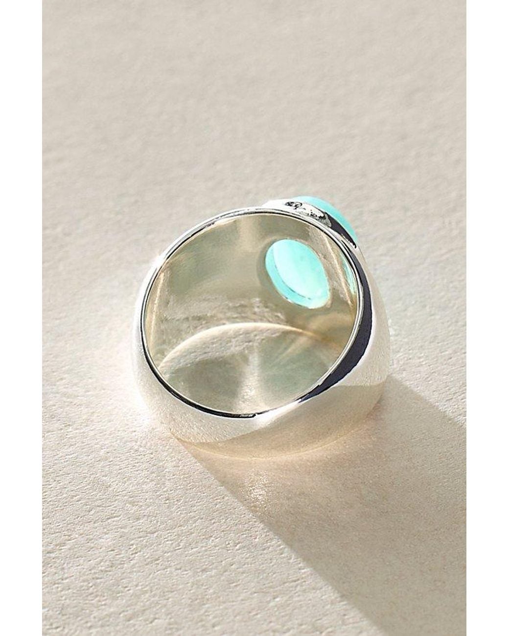 Free People Metallic Glow Stone Ring