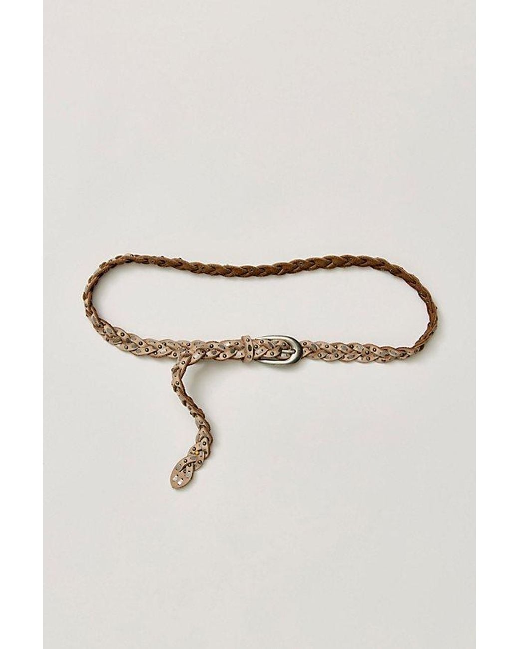 Free People Green Sol Slim Stud Belt