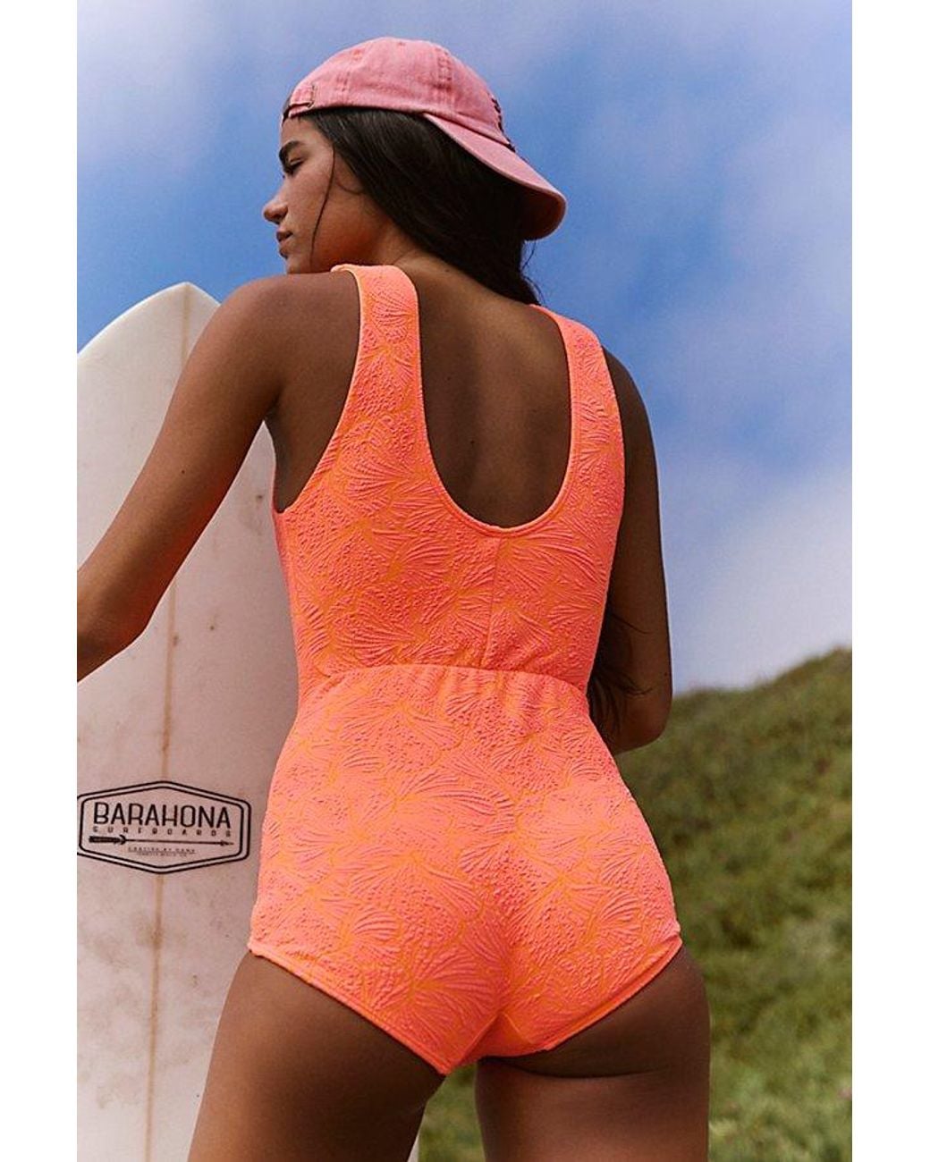 Seea Orange Tofino One-Piece Surf Suit